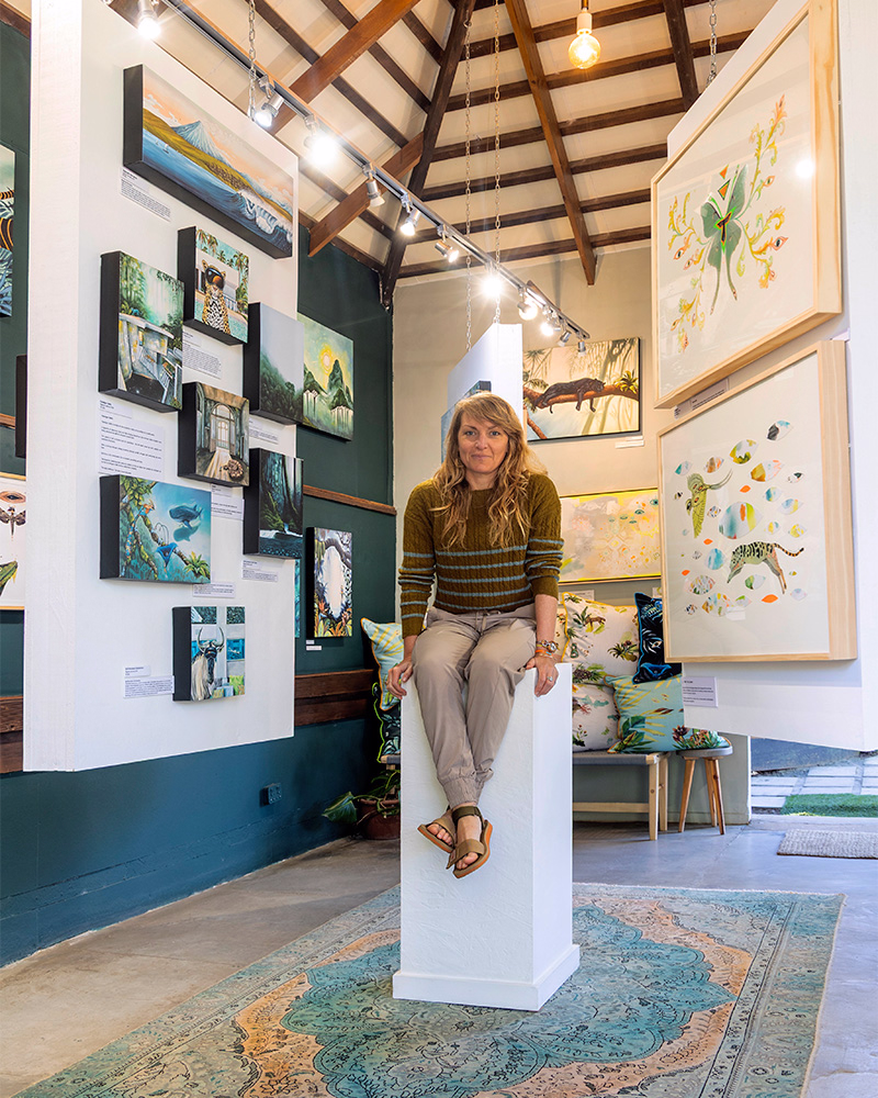 Ingrid Nuss Fine Artist Art Gallery Wilderness Garden Route South Africa